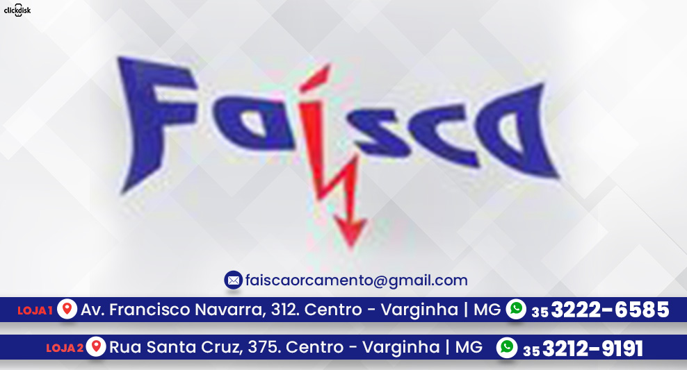 Banner FAISCA FIOS E CABOS VARGINHA
